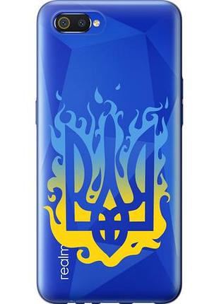 Чехол на realme c2 герб из пластика fch_0151632