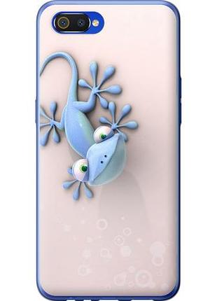 Чехол на realme c2 геккончик из силикона fch_0153491