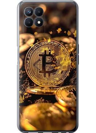 Чехол на realme narzo 50 золотая лихорадка биткойна из силикона fch_0151347