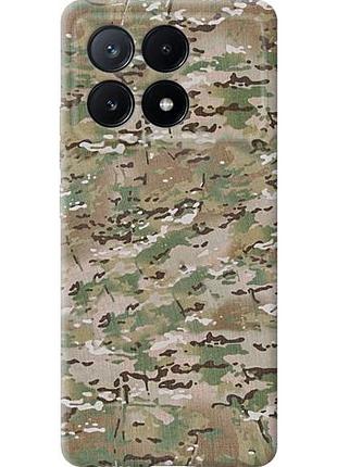 Чехол на xiaomi poco x6 pro камуфляж v5 из силикона fch_0153445