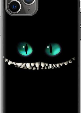 Чехол на iphone 11 pro чеширский кот из пластика fch_0006544