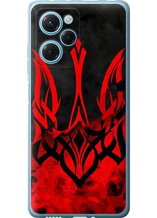 Чехол на xiaomi redmi note 12 pro speed герб украины из силикона fch_0150138