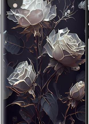 Чехол на iphone xr розы 2 из пластика fch_0152196
