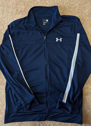Мужская full zip спортивная кофта, олимпийка under armour, размер м/l