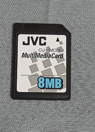 Ретро карта памяти mmc 8mb jvc cu-mmc08u для старой видеокамеры».