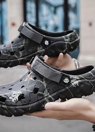 Тапочки кроксы ева мужские crocs черные 41-44 размер. 43