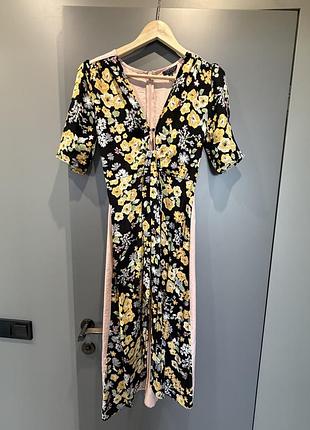 Віскозна сукня asos довжини міді
