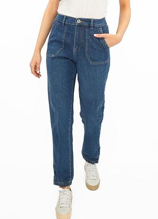 Темно-сині джинси джогери m&amp;s slim leg ankle grazer stretch
