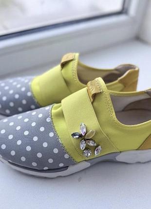 Новые мокасины слипоны для девочки florens 36р