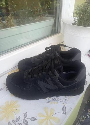 New balance 574 classic gl black ml574eve.