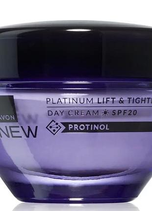 Денний крем ліфтинг anew для обличчя spf 20, 50 мл 55+ avon ейвон