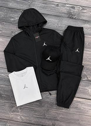 Чоловічий спортивний костюм комплект з плащовки jordan
