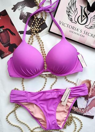 Victoria's secret s 36 36b 80b купальник з подвійним пуш ап bombshell