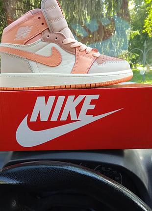 Кроссовки кожаные, комбинированные nike,р37-41