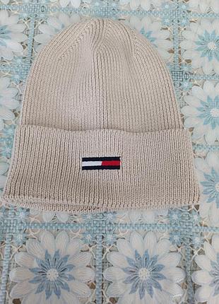 Дитяча бавовняна шапка tommy hilfiger р. 0s