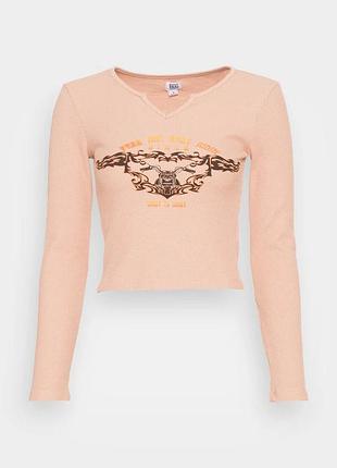 Укорочений лонгслів bdg urban outfitters