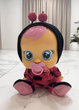 🐞 лялька cry babies ladybug (сонечко) – оригінал 🩷