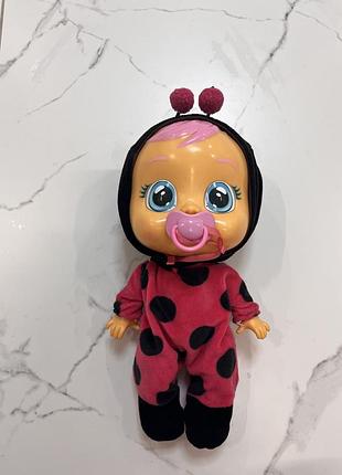 🐞 лялька cry babies ladybug (сонечко) – оригінал 🩷 2