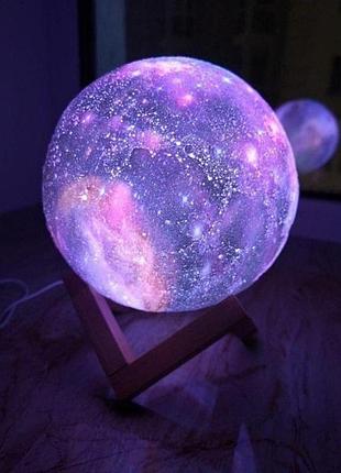 Нічник magic 3d rgb moon light