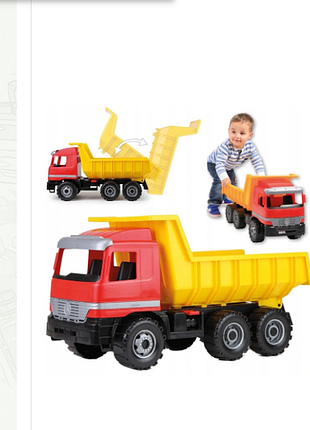 Игрушка самосвал mercedes actros 62 см