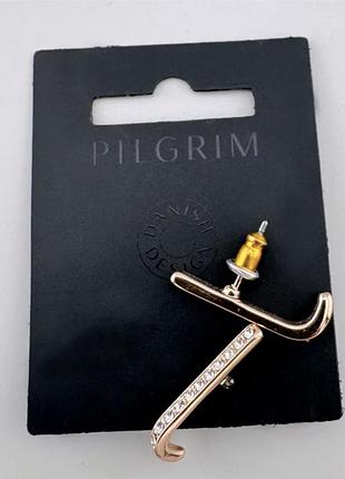 Сережки pilgrim позолота