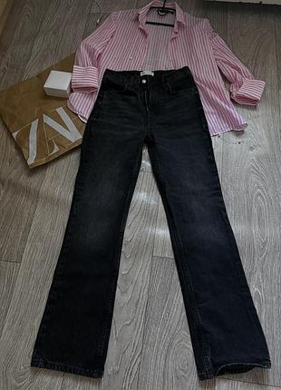 Джинси zara чорні xs жіночі