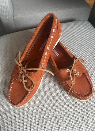 Ідеальні замшеві лофери u.s. polo assn. — стан нових!