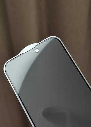 Защитное стекло антишпион для iphone 15 pro max / privacy стекло на айфон 15 о макс 4