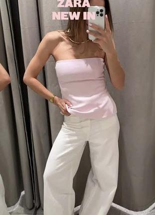 Топ zara топ-бандо zara
