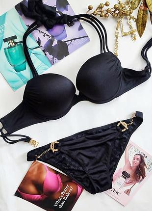 Купальник великий пушап victoria's secret bombshell 34b 75b s