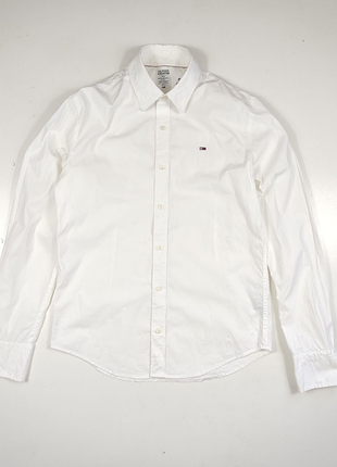 Рубашка белоснежная Tommy hilfiger denim роз м
