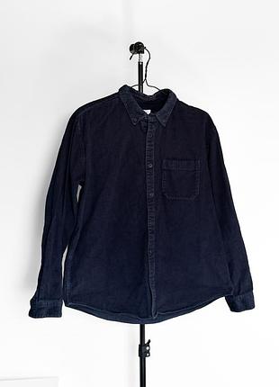 Сорочка primark men's corduroy long sleeve button up shirt