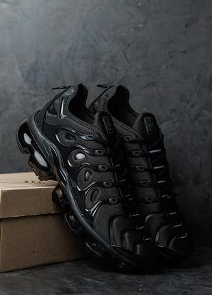 Кросівки чоловічі nike air vapormax plus black чорні