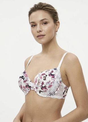 Яскравий бюстгальтер бра з мереживом h&m на чашку 80d  без push - up 🔥🔥🔥