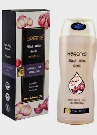 Шампунь з екстрактом чорного часника harems 350 ml