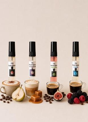 Набір пробників солодкі кавові аромати black opium