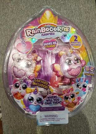 Набор игровых фигурок zuru rainbocorns flash'eez (2 штуки в упаковке)
