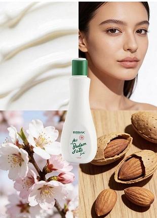 Молочко для зняття макіяжу bebak з мигдалевою олією 200 ml