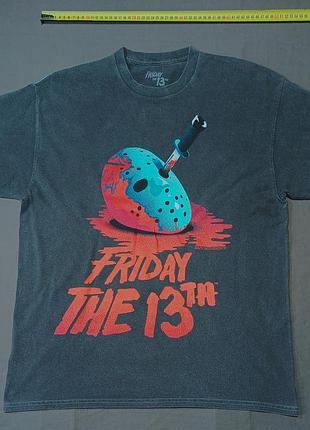 Плечи 52 см friday the 13 th size m серая футболка made in honduras 100% cotton