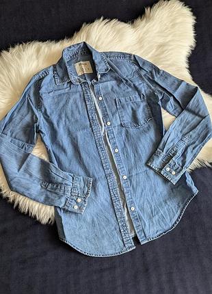 Нова джинсова сорочка denim &amp; co, рубашка джинс