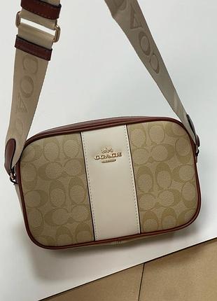 Сумка жіноча coach женская сумка шкіряна