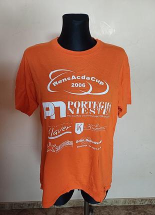 Яскрава брендова футболка "rens acda cup 2006"