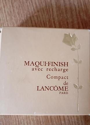 Оплата на карту, роскошная винтажная французская компактная пудра 
lancome maquifinish,
с новым запасным блоком, наложенным платежом не отправляю