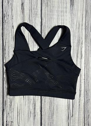 Gymshark топ оригинал женский черный s