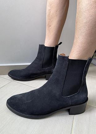 Продам замшеві чоботи  navy boot