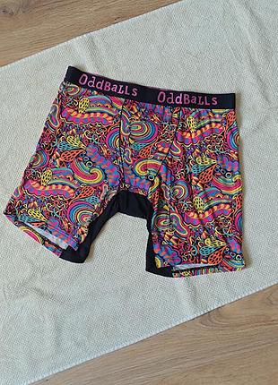 Мужские бамбуковые боксерские трусы шорты oddballs с сеточкой рр 48-50 сток