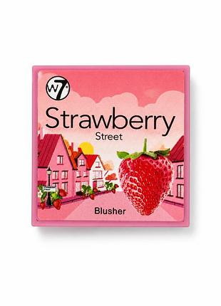 Рум’яна w7 strawberry street blusher mini 2.5 г | міні-формат | оригінал