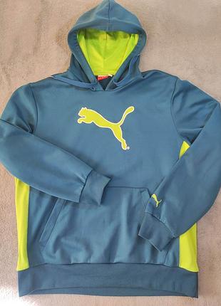 Чоловіче худі puma спорт-шик streetwear модель з технологією терморегуляції puma warm cell розмір xl стан нової речі