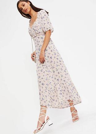 Віскозна максі-сукня dorothy perkins розмір л. міні-нюанс!
