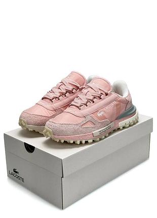 Женские кроссовки lacoste elite active pink